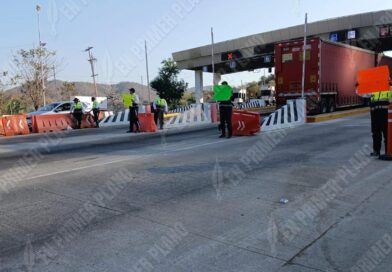 Protestan en casetas de la Venta y el Macrotunel