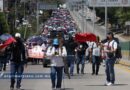 Marcha la CETEG en la capital, exige abrogación de la Ley del ISSSTE