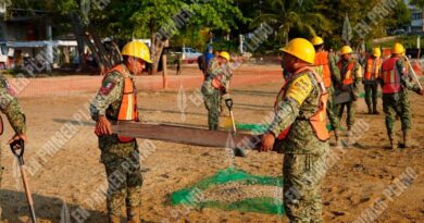 Limpian militares playas de Acapulco