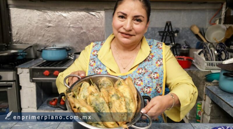 La Pasión de Natasha y la receta centenaria de huazontles