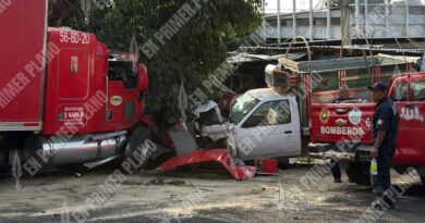 Confirman cinco heridos por choque de camión en Acapulco