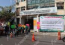 Protestan trabajadores del SNTEA en el IEEJAG; rechazan incremento salarial insuficiente