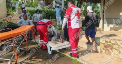 Colapsan cuatro terrazas en condominio de Diamante; hay un trabajador herido