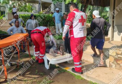 Colapsan cuatro terrazas en condominio de Diamante; hay un trabajador herido