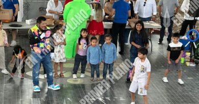 Festejan rotarios el Día del Niño a hijos de familias buscadoras en Chilpancingo