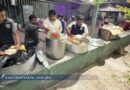 Entregan normalistas de Ayotzinapa alimentos a familiares de pacientes del Hospital General de Chilpancingo