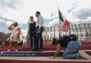 Protestan mujeres de Alcozacán en Palacio de Gobierno; denuncian abandono ante ataques armados