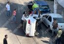 Vuelca un automóvil en Acapulco; hay un lesionado