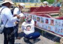 Pegan fichas madres buscadoras en la Costera para visibilizar a desaparecidos