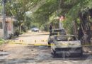Atacan sitio de taxis en la colonia Frontera; un muerto y dos unidades calcinadas