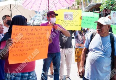 Protestan comerciantes para pedir liberación de “La Jaki” en Acapulco
