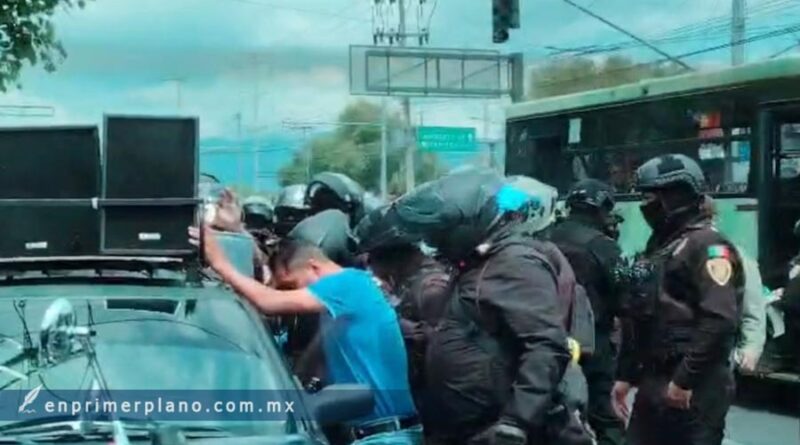 Denuncia secretaria general de la Ceteg que fueron golpeados y amenazados de muerte por policías de la Cdmx