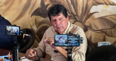 Denuncia líder del PRI que una barda de su propiedad en Petatlán fue pintada con propaganda de Beatriz Mojica
