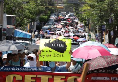 Anuncia CETEG movilización por visita de Claudia Sheinbaum a Guerrero