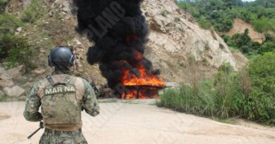 Semar y FGR incineran más de tonelada y media de cocaína en Acapulco