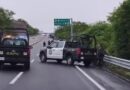 Atraviesa un camión la SSPyPC en carretera México-Puebla y retrasa arribo de normalistas a Cdmx