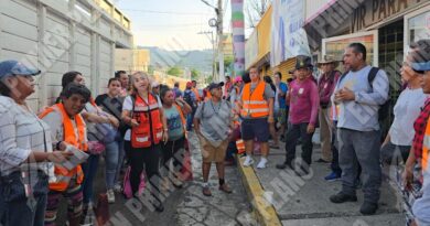 Paran labores trabajadores de Servicios Públicos tras muerte de compañera atropellada en Acapulco
