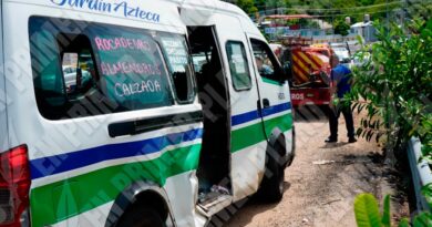 Deja seis lesionados accidente entre transporte público y camión de carga en Acapulco Deja seis lesionados accidente entre transporte público y camión de carga en Acapulco
