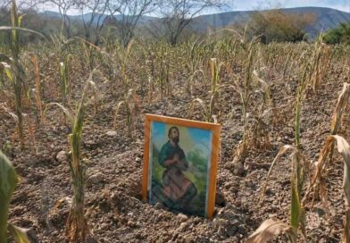 Ante sequía, piden lluvias con misas y procesiones productores de maíz en Guerrero