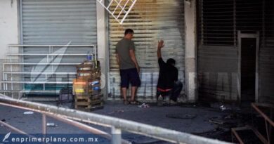 Rechazan comerciantes del Mercado Central versión de que pirotecnia causó incendio