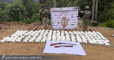 Golpe al narco en Atoyac: inhabilitan laboratorio clandestino y aseguran 166 kilos de metanfetamina