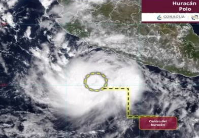 Advierten lluvias intensas en Guerrero por el lento desplazamiento del huracán Polo