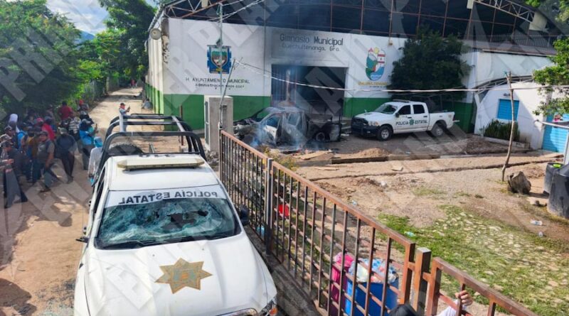 Pobladores de Quechultenango se enfrentan con Guardia Nacional y Policía Estatal