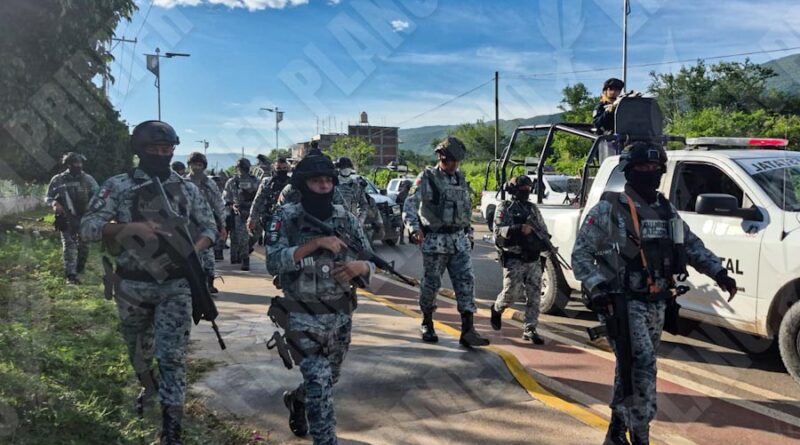 Enfrentamiento en Quechultenango deja dos fallecidos, heridos y patrullas incendiadas