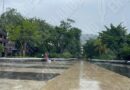 Reducen lluvia y oleaje la actividad comercial en el Centro de Acapulco