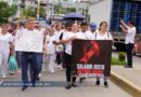 Marchan sindicalizados del IMSS en Acapulco en rechazo a modificaciones a su contrato colectivo
