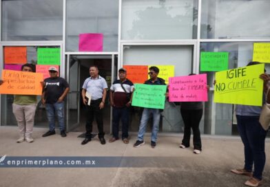 Protestan en el IGIFE por incumplimiento de obras para 24 telesecundarias