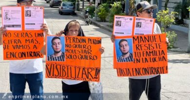 Protestan en la Costera por mecánico desaparecido en Acapulco