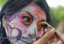 Hulajandi: entre el arte circense y el maquillaje de fantasía para el Día de Muertos