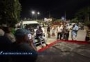 Retienen taxistas de la Costa Chica una Urvan en Marquelia