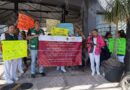 Protestan trabajadores del IMSS-Bienestar en Chilpancingo por derechos laborales